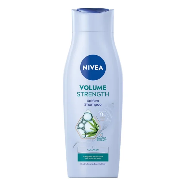 Nivea Volume & Strength szampon pielęgnujący do włosów, 400 ml - obrazek 3