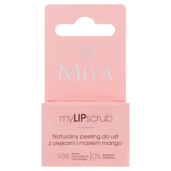 Miya myLIPscrub naturalny peeling do ust z olejami i masłem mango, 10 g