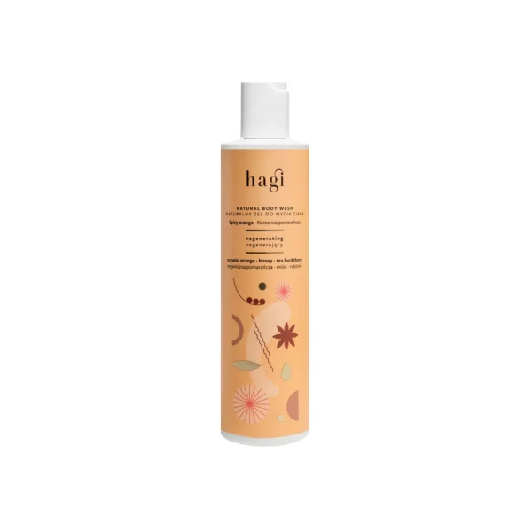 Hagi Korzenna Pomarańcza naturalny regenerujący żel do mycia ciała, 300 ml