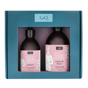 LaQ Doberman zestaw żel pod prysznic + szampon do włosów, 500 ml + 300 ml