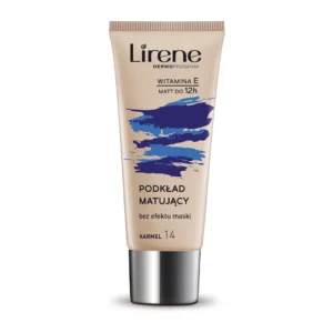 Lirene podkład matujący nr 14 Karmel, 30 ml
