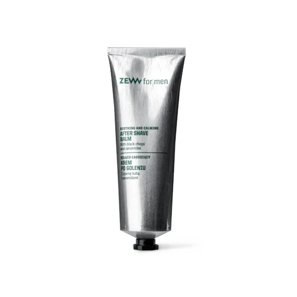 ZEW for men kojąco-łagodzący krem po goleniu z czarną hubą i ceramidami, 80 ml - obrazek 3