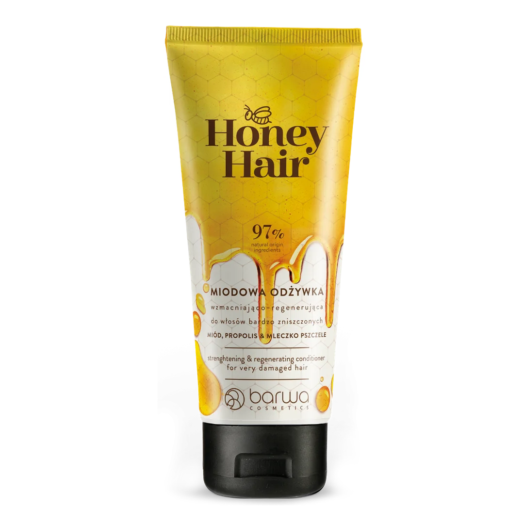 Barwa Honey Hair Odżywka do włosów wzmacniająco-regenerująca, 200 ml