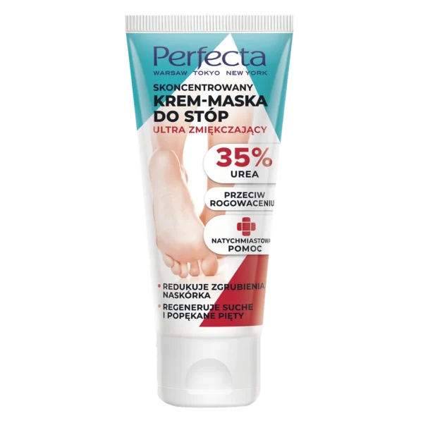 Perfecta skoncent skoncentrowany krem-maska do stóp ultra zmiękczający 35% Urea, 80 ml
