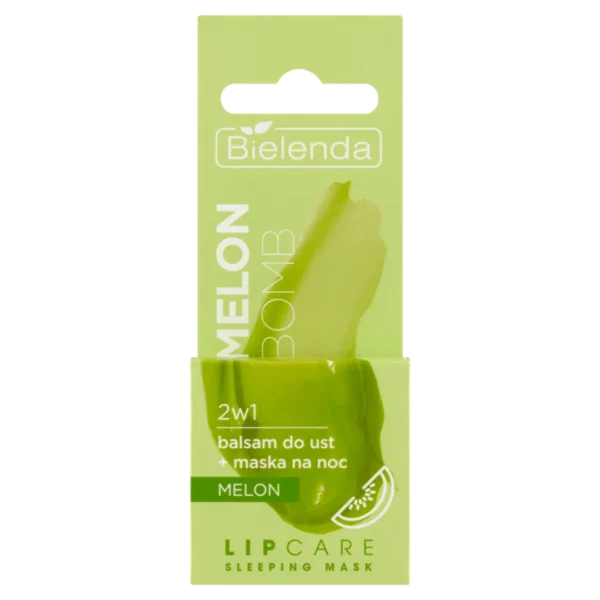 Bielenda Lip Care Sleeping Mask balsam do ust + maska na noc 2w1 Melon, 10 g