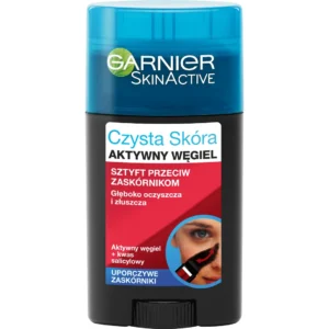 Garnier Skin Naturals Czysta skóra sztyft przeciw zaskórnikom Aktywny węgiel, 50 ml