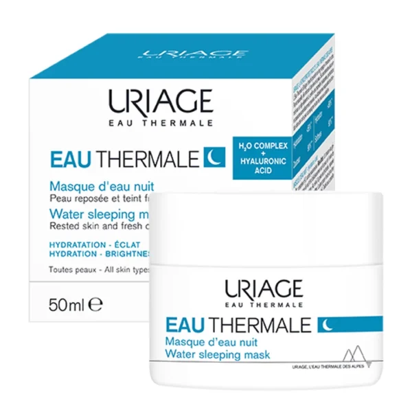 Uriage Eau Thermale maseczka aktywnie nawilżająca na noc, 50 ml - obrazek 3