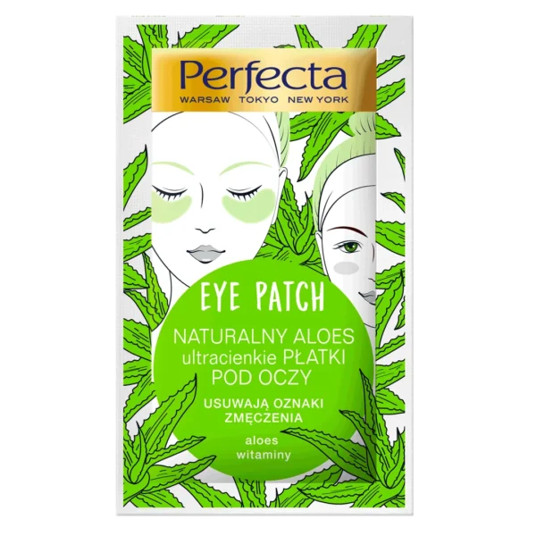 Perfecta Eye Patch naturalny aloes ultracienkie płatki pod oczy, 1 szt.