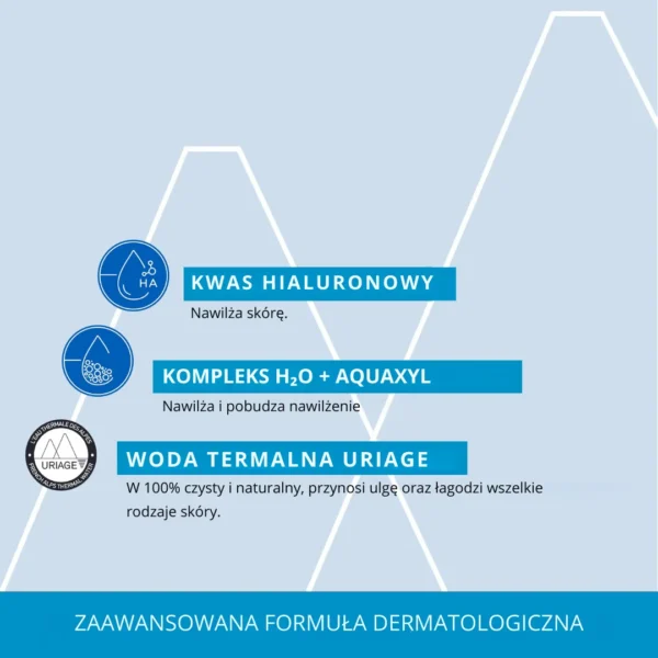 Uriage lekki krem aktywnie nawilżający, 40 ml
