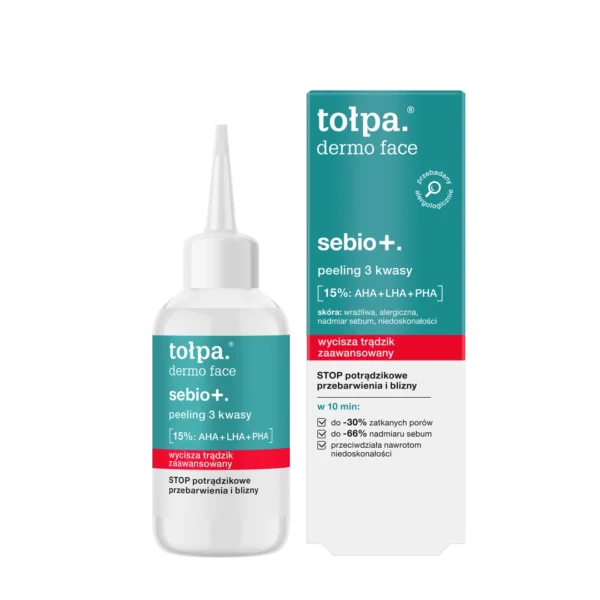 Tołpa Dermo Face Sebio+ peeling 3 kwasy, 50 ml