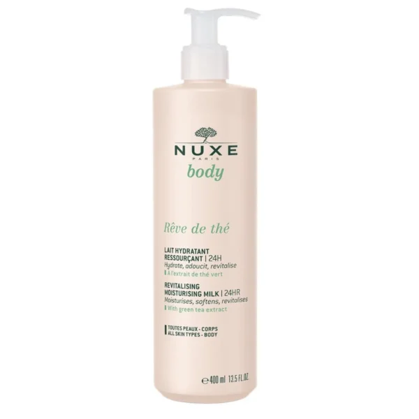 Nuxe Body Reve de Thé Mleczko nawilżająco-rewitalizujące, 400 ml