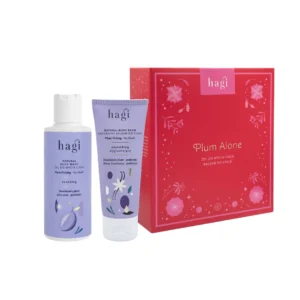 Hagi Plum Alone Na śliwki balsam do ciała, 75 ml + żel do mycia, 150 ml
