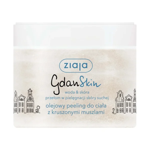 Ziaja GdanSkin olejowy peeling do ciała z kruszonymi muszlami, 300 ml