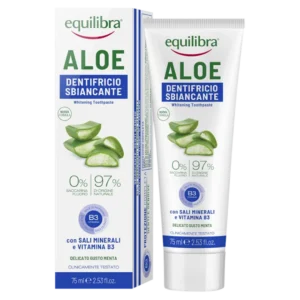 Equilibra Aloe wybielająca pasta do zębów w żelu, 75 ml