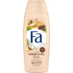 Fa Cream & Oil żel pod prysznic Masło kakowe & Olej kokosowy, 250 ml