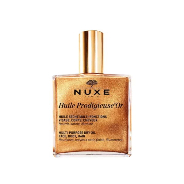 Nuxe Huile Prodigieuse OR suchy olejek o wielu zastosowaniach ze złotymi drobinkami, 50 ml