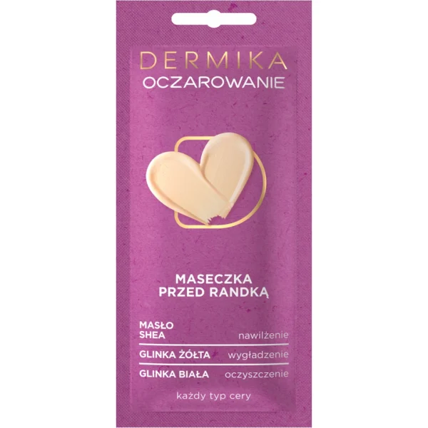 Dermika Maseczki Piękności Oczarowanie Maseczka przed randką do każdego typu cery, 10 ml