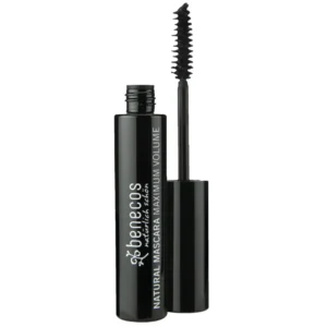 Benecos naturalny tusz do rzęs zwiększający objętość, Maximum Volume — Deep Black, 8 ml