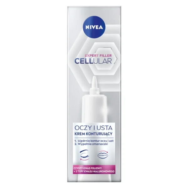 Nivea Hyaluron Cellular Filler Anti-Age odmładzający krem pod oczy, 15 ml - obrazek 2