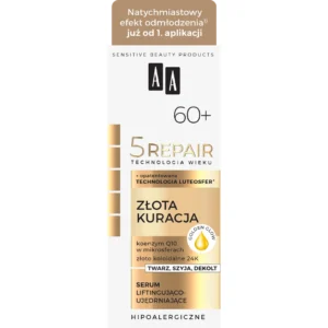 AA 5Repair Złota Kuracja liftingująco-ujędrniające serum do twarzy 60+, 35 ml
