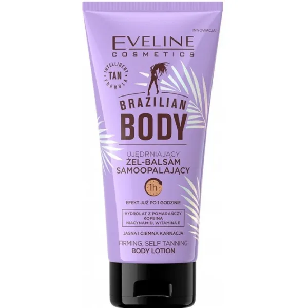 Eveline Cosmetics Brazilian Body ujędrniający żel-balsam samoopalający, 150 ml