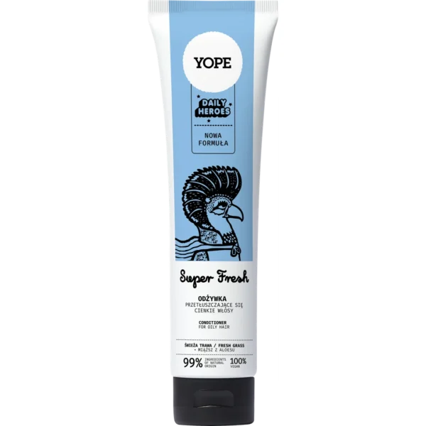 YOPE odżywka do włosów przetłuszczających się świeża trawa, 170 ml