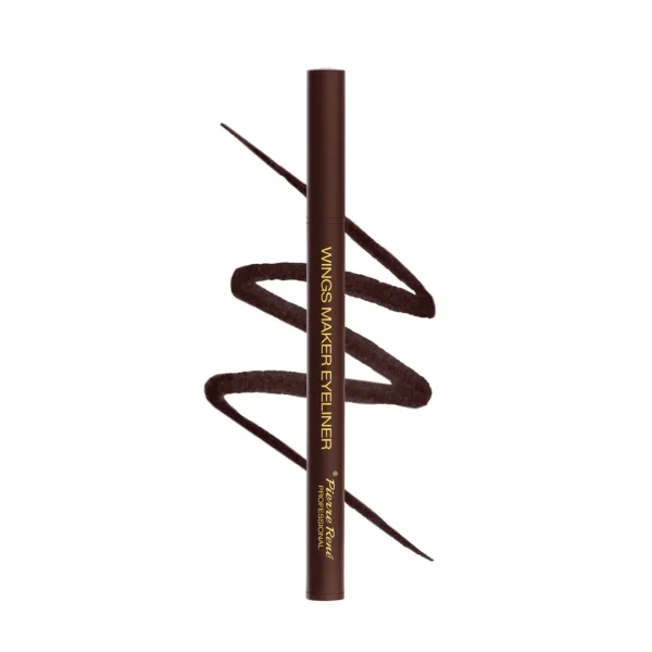 Pierre René Wings Marker eyeliner pisak do oczu, brązowy, 0,5 g - obrazek 7