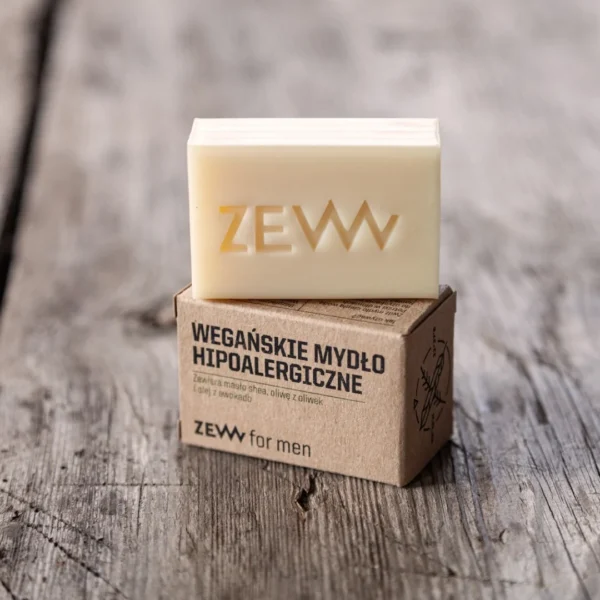 ZEW for men wegańskie mydło hipoalergiczne do twarzy i ciała, 85 ml - obrazek 5