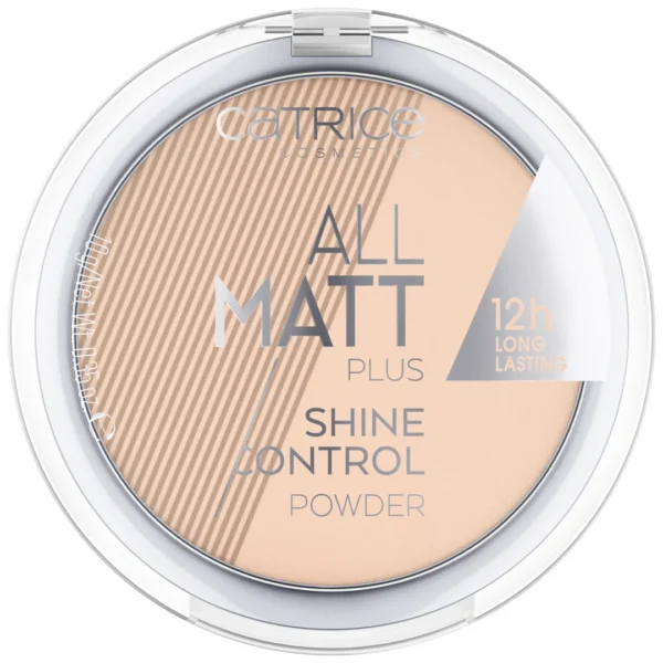 CATRICE All Matt Plus Shine Control Powder puder matujący 025 Sand Beige, 10 g