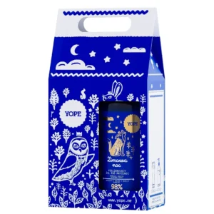 YOPE Zimowa Noc zestaw pielęgnujący żel pod prysznic i odżywczy balsam do ciała, 400 ml + 200 ml