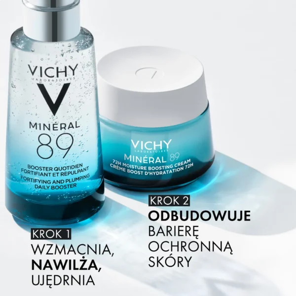 Vichy Minéral 89 lekki krem nawilżająco-odbudowujący 72h, 50 ml - obrazek 6