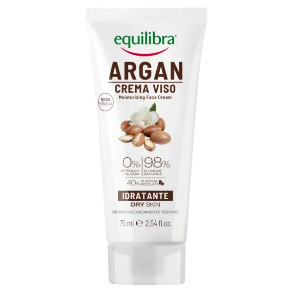 Equilibra Argan arganowy nawilżający krem do twarzy, 75 ml