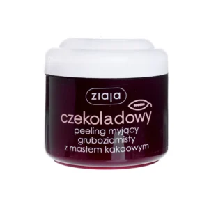 Ziaja czekoladowy peeling myjący gruboziarnisty z masłem kakaowym, 200 ml