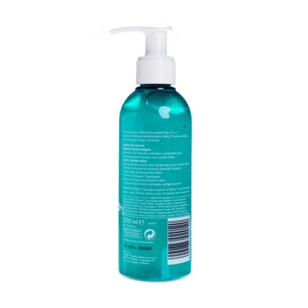 Ziaja Liście Manuka Oczyszczanie żel z peelingiem, 200 ml - obrazek 3