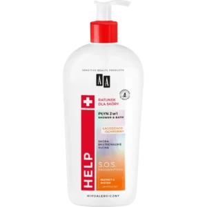 AA HELP płyn i żel pod prysznic 2w1, 400 ml