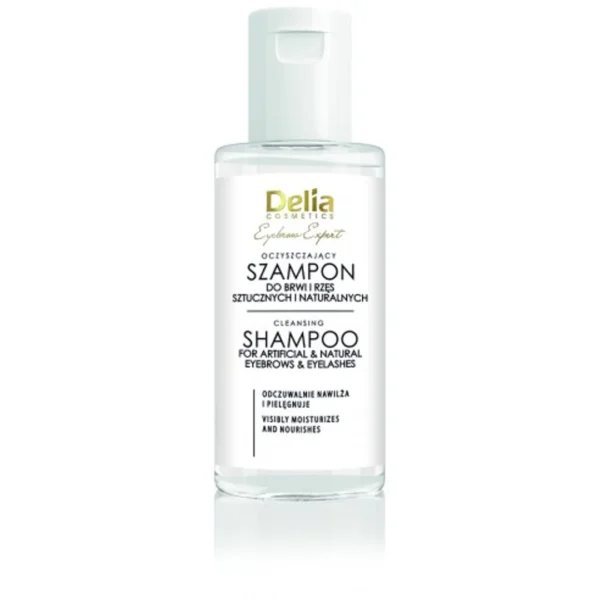 Delia Eyebrow Expert nawilżający szampon do brwi i rzęs, 50 ml - obrazek 3