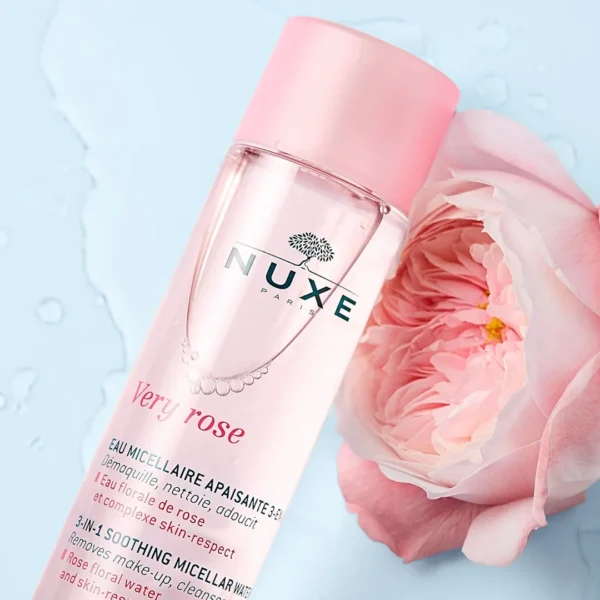 Nuxe Very Rose łagodząca woda micelarna 3 w 1, 200 ml