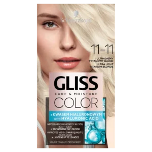 Schwarzkopf Gliss Color farba do włosów nr 11-11 Ultrajasny tytanowy blond, 1 szt.