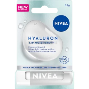 Nivea Hyaluron Moisture Plus balsam do ust transparentny, 5,2 g