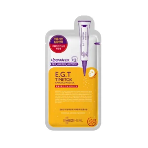 Mediheal E.G.T Timetox przeciwzmarszczkowa bawełniana maska w płachcie, 25 ml