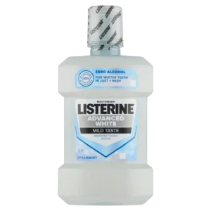 LISTERINE Advanced White płyn do płukania jamy ustnej Łagodny Smak, 1000 ml