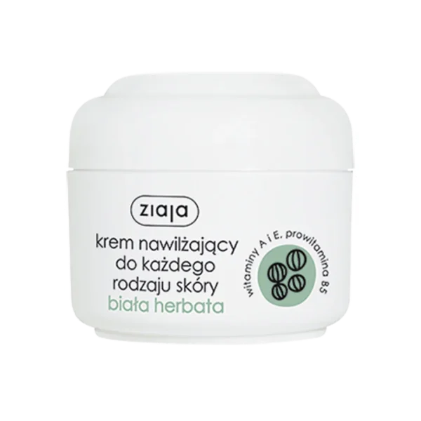 Ziaja Biała Herbata krem nawilżający do każdego rodzaju skóry, 50 ml