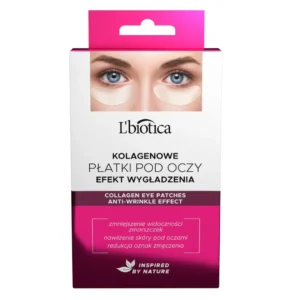 L'biotica kolagenowe płatki pod oczy wygładzające zmarszczki, 3 x 2 szt.