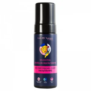 Gift of Nature pianka do mycia twarzy do cery naczynkowej, 170 ml