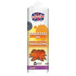 RONNEY Babassu Oil energetyzująca odżywka z olejem babassu do włosów farbowanych i matowych, 1000 ml