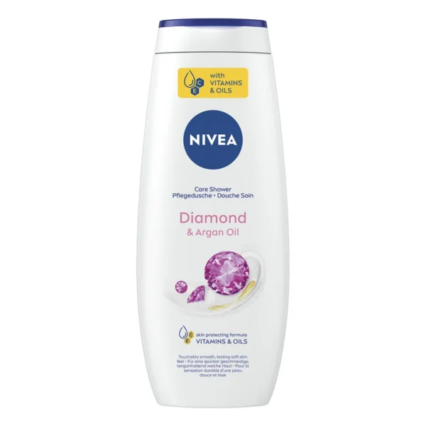Nivea Diamond & Argan Oil kremowy żel pod prysznic, 500 ml - obrazek 3