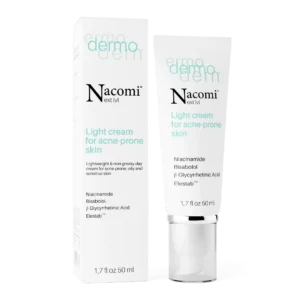 Nacomi Next Level Dermo lekki krem do cery trądzikowej, 50 ml
