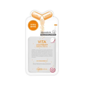 Mediheal Essential Vita Lightbean maska w płachcie bawełniana rozświetlająca, 24 ml