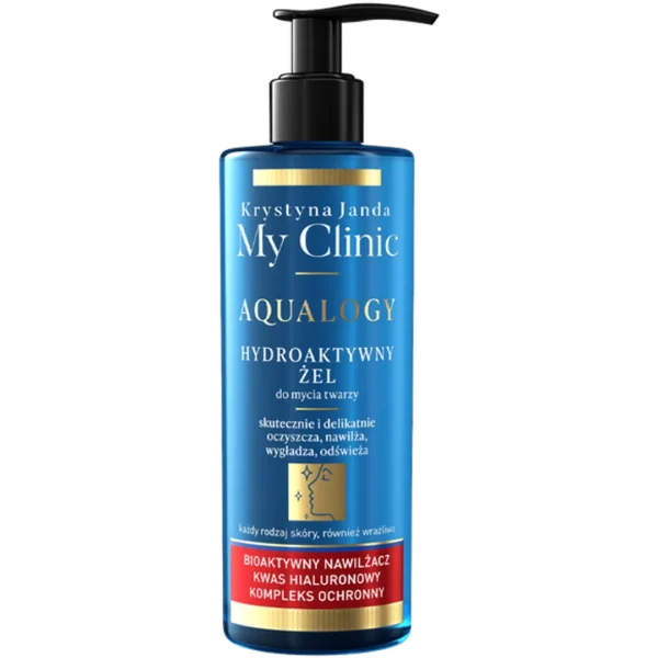 Janda My Clinic Aqualogy hydroaktywny żel do mycia twarzy, 400 ml