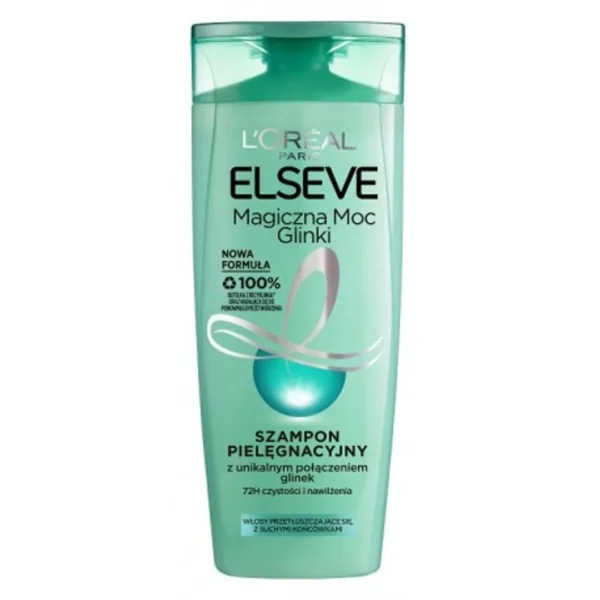L`Oreal Paris Elseve Magiczna moc Glinki szampon pielęgnacyjny, 400 ml